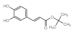 E-Caffeic acid-t-butyl ester结构式