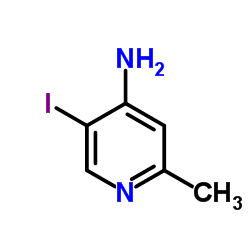 4-氨基-5-碘-2-甲基吡啶结构式