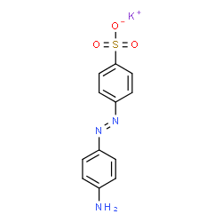 potassium p-[(p-aminophenyl)azo]benzenesulphonate structure