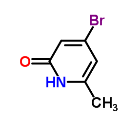 4-溴-6-甲基吡啶-2-醇结构式