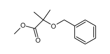 2-benzyloxy-2-methylpropanoic acid methyl ester Structure