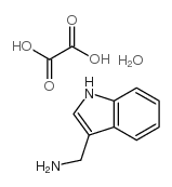 1h-indol-3-ylmethylamine oxalate hemihydrate Structure