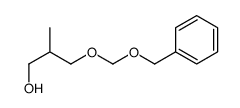 2-methyl-3-(phenylmethoxymethoxy)propan-1-ol结构式