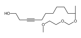 (11S)-11-(2-methoxyethoxymethoxy)dodec-3-yn-1-ol结构式