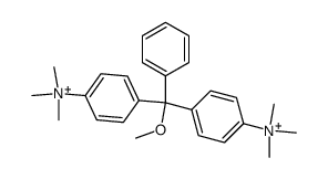 hexa-N-4,4'-(α-methoxy-benzylidene)-di-anilinium Structure
