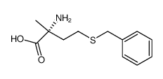 (+/-)-2-amino-4-(benzylthio)-2-methylbutanoic acid结构式