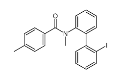 N-(2'-iodo-2-biphenylyl)-N,4-dimethylbenzamide Structure
