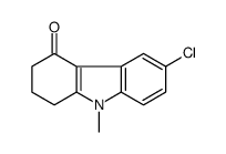 6-chloro-9-methyl-2,3-dihydro-1H-carbazol-4-one结构式