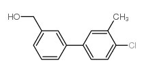 3-(4-Chloro-3-methylphenyl)benzyl alcohol结构式