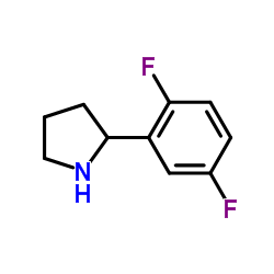2-(2,5-Difluorophenyl)pyrrolidine Structure