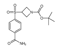 3-(4-羰基苯磺酰基)-氮杂啶-1-羧酸叔丁酯结构式