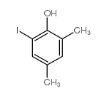 2,4-二甲基-6-碘苯酚结构式