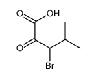 3-bromo-4-methyl-2-oxopentanoic acid结构式