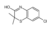 7-chloro-2,2-dimethyl-4H-1,4-benzothiazin-3-one结构式
