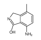 7-amino-4-methyl-2,3-dihydroisoindol-1-one Structure