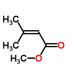 Methyl 3-methyl-2-butenoate Structure