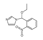 1-(ethoxy(2-nitrophenyl)methyl)-1H-imidazole Structure