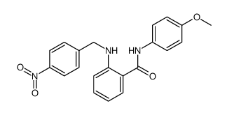 N-(4-methoxyphenyl)-2-[(4-nitrophenyl)methylamino]benzamide Structure