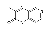(7CI)-1,3-二甲基吡啶并[3,4-b]吡嗪-2(1H)-酮结构式