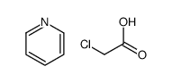 2-chloroacetic acid,pyridine Structure