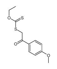 O-Ethyl S-[2-(4-methoxyphenyl)-2-oxoethyl] carbonodithioate结构式