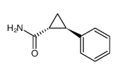 Cyclopropanecarboxamide, 2-phenyl-, (1R,2R)-rel结构式