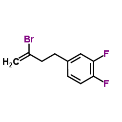 4-(3-Bromo-3-buten-1-yl)-1,2-difluorobenzene Structure