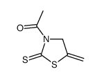 1-(5-methylidene-2-sulfanylidene-1,3-thiazolidin-3-yl)ethanone Structure