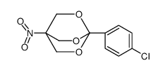 4-(4-chlorophenyl)-1-nitro-3,5,8-trioxabicyclo[2.2.2]octane结构式