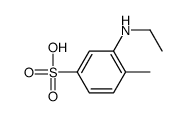 2-(ethylamino)toluene-4-sulphonic acid Structure