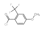 4-methoxy-2-(trifluoromethyl)benzoyl chloride Structure