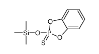 trimethyl-[(2-sulfanylidene-1,3,2λ5-benzodioxaphosphol-2-yl)oxy]silane结构式