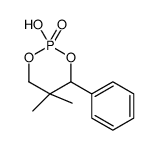 2-hydroxy-5,5-dimethyl-4-phenyl-1,3,2λ5-dioxaphosphinane 2-oxide Structure