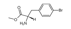 L-p-bromophenylalanine methyl ester结构式