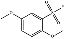 Benzenesulfonyl fluoride, 2,5-dimethoxy- Structure