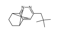 (1SR,8RS)-5-(2,2-Dimethyl-propyl)-11,11-dimethyl-3,4-diaza-tricyclo[6.2.1.02,7]undeca-2,4,6-triene结构式