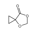 1,3-dioxolane-5-one-4-spirocyclopropane结构式