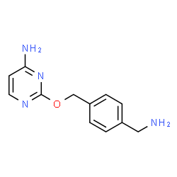 2-((4-(氨基甲基)苄基)氧基)嘧啶-4-胺结构式