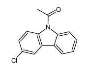 1-(3-chlorocarbazol-9-yl)ethanone结构式