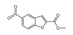 5-硝基-2-苯并呋喃甲酸甲酯结构式