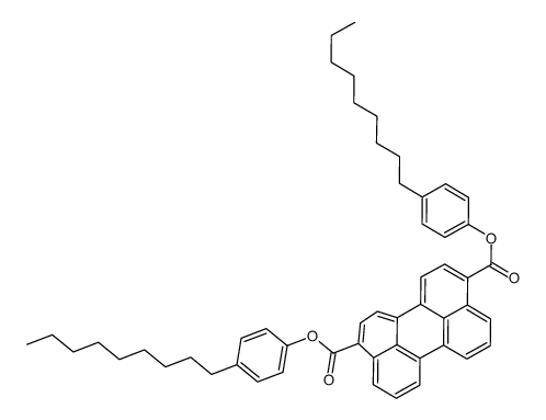 bis(4-nonylphenyl) perylene-3,10-dicarboxylate Structure