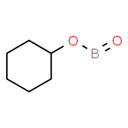 (Cyclohexyloxy)boron oxide structure