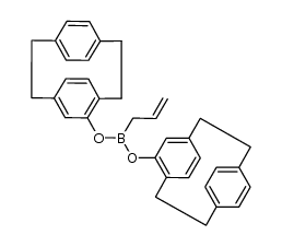 bis-O,O'-((S)-[2.2]paracyclophan-4-yl) allylboronate结构式