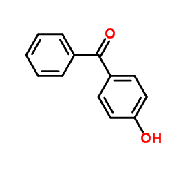 4-Hydroxybenzophenone Structure