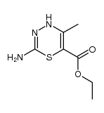 4H-1,3,4-Thiadiazine-6-carboxylicacid,2-amino-5-methyl-,ethylester(9CI)结构式