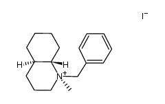 N-eq-benzyl-N-ax-methyl-trans-decahydroquinolinium iodide结构式