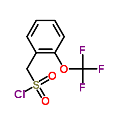 2-(三氟甲氧基)苄基磺酰氯结构式