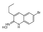 2-Amino-6-bromo-3-propylquinoline hydrochloride Structure