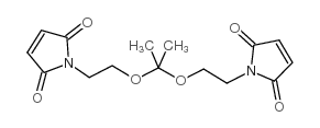 2,2-双(N-马来酰亚胺乙基氧基)丙烷结构式