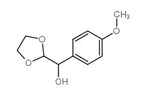 [1,3]二氧杂烷-2-基-(4-甲氧基-苯基)-甲醇结构式